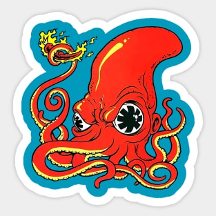 Hot Octopus Sticker